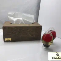 جا دستمال کاغذی بلوط