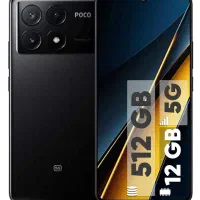 گوشی Poco x6 pro در حد نو ۵۱۲ رم ۱۲