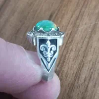 انگشتر اوپال اصل ودور برلیان اصل