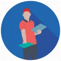 تراکت پخش کن درب دفتر خدمات قضائی(ثابت)