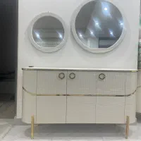 کنسول جاکفشی میز tv‌ساعت