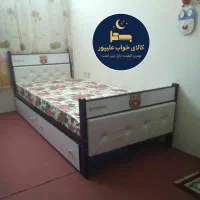 تخت خواب فلزی یکنفره اسپرت|تخت و سرویس خواب|مشهد, طلاب|دیوار