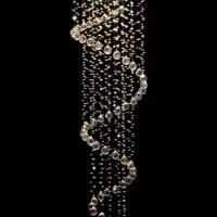 لوستر الماس. کریستالی مدل مارپیچ. AC light|لوستر و چراغ آویز|تهران, سنگلج (شاپور)|دیوار