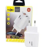 آداپتور شارژ 2 پورت USB-A و USB-C شارژ سریع 30وات