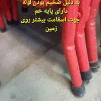 نردبان تاشو شرکتی پله پهن درجه یک|ابزارآلات|اراک, |دیوار