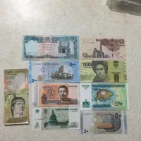 اسکناس کلکسیونی شاهی و خارجی|کلکسیون سکه، تمبر، اسکناس|شیراز, کوشک میدان|دیوار