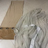 پرده گیپور با یالان مخمل|پرده، رانر، رومیزی|تهران, یافت آباد شمالی|دیوار