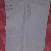 شلوار لی کشی گت دار ۳۰۰ شلوار لی زاپ دار سایز ۳۷|لباس|قرچک, امین آباد|دیوار