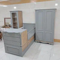 تخت سیسمونی کمد نوزاد مدل ستاره