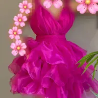 لباس مجلسی عروسکی رنگ آبی آسمانی