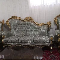 مبل 7نفره چوبی|مبلمان خانگی و میز عسلی|تهران, مینای شمالی (مخبر)|دیوار
