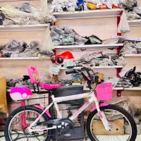 دوچرخه۲۰دخترانه زیبا پشتی صندوقدار خوشگل ناز