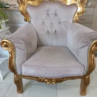 مبلمان استیل و سلطنتی 13 نفره فروش فوری|مبلمان خانگی و میز عسلی|اسلام‌شهر, شهرک واوان|دیوار