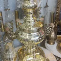 سرویس سماور زغالی 6 لیتری سفارشی برنزی