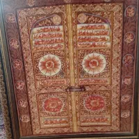 تابلو فرش درب کعبه