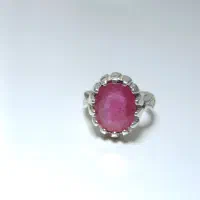 انگشتر نقره یاقوت سرخ آفریقا طبیعی|جواهرات|تهران, امام زاده حسن|دیوار