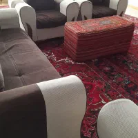 مبل ۸ نفره چهارچوب آهنی ۳+۳+۱+۱|مبلمان خانگی و میز عسلی|اهر, |دیوار