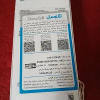 گوشی a16 حافظه 124گیگابایت رم 4 در حد صفر 1ماه