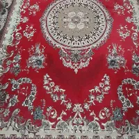 دو جفت فرش سالم و تمیز و پشتی ست