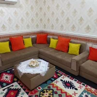 مبل ۹ نفره مازراتی فوق‌العاده تمیز و شیک|مبلمان خانگی و میز عسلی|اهواز, دغاغله|دیوار