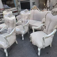 مبل‌سلطنتی‌۷نفره‌تمام‌چوب‌راش(مبلمان‌مرادی)|مبلمان خانگی و میز عسلی|تبریز, |دیوار