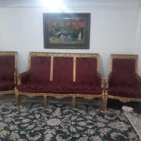 مبل ۵نفره باپارچه ترک وجنس خوب وچوب راش|مبلمان خانگی و میز عسلی|تهران, افسریه جنوبی|دیوار
