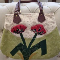 کیف دست دوز چهل تیکه طرح گل