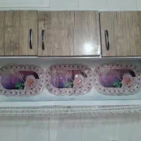 کابینت و سینک ظرف شویی و آبچکان و دراور|آب‌چکان و نظم‌دهنده ظروف|سنقر, |دیوار