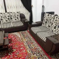 مبل ۹ نفره دسته میزدار با میز گوشه و میز عسلی|مبلمان خانگی و میز عسلی|نوشهر, |دیوار