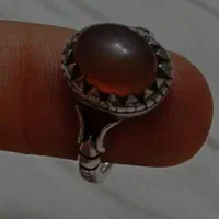 انگشتر عقیق کهنه ناب ۱۰۰ درصد یمنی تضمینی|جواهرات|تهران, افسریه شمالی|دیوار
