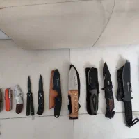 تعدادی چاقو کوهنوردی و کمپینگ