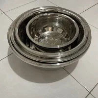 لگن آبکش استیل یونیک ۵ عدد