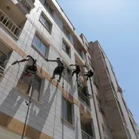 پیچ و رولپلاک و پرچ سنگ نما با راپل بدون داربست|خدمات پیشه و مهارت|بابلسر, |دیوار