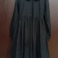 لباس مجلسی مشکی دخترانه خامه دوزی