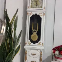 ساعت ایستاده سفیدکاملا سالم