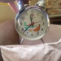 ساعت کوکی قدیمی اکبند بدون یدونه خط زنگ دار