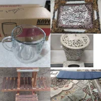 تابلو فرش ـ میزاتوـ جادستمال و سطل ـ استند ـ لیوان