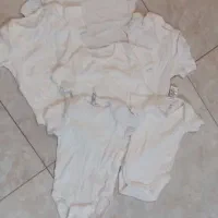 بادی نوزادی زیردکمه دوصفر و ۰ تا ۲ سال نوسفید ساده