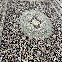 یک جفت فرش دوازده متری  سرمه ای ویک شش متری گردویی|فرش|صفادشت, |دیوار