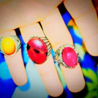 انگشتر نقره 722مال سال 50 یاقوت زبر جد