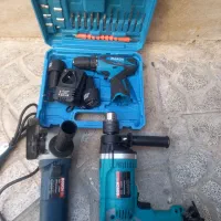 دریل شارژی ماکیتا دلر بوش مینی فرز بوش|ماشینآلات صنعتی|مشهد, شهرک شیرین|دیوار