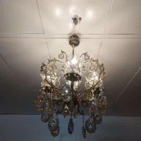 لوستر 5 شاخه برنجی