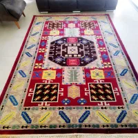 ۲ عدد فرش محتشم و مرینوس کاشان ۷۰۰ شانه