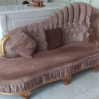 ی کاناپه سه نفر و ی تک نفر با میز وسط