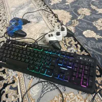 کیبورد rgb دار دسته بازی|قطعات و لوازم جانبی رایانه|قم, نیروگاه|دیوار