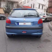 ۲۰۶ تیپ ۵ مدل ۹۵ آبی متالیک