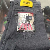 شلوار لی پارچه پر اسلپ زاپدار 580|لباس|تبریز, |دیوار