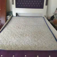 تختخواب دونفره  بامیزآرایش درحدنوسالمه سالم