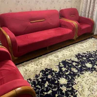 مبل راحتی نیم ست|مبلمان خانگی و میز عسلی|کرج, شهرک فرهنگیان|دیوار