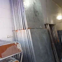 میز گالوانیزه تاشو ابعادهای مختلف. زارع لرستان